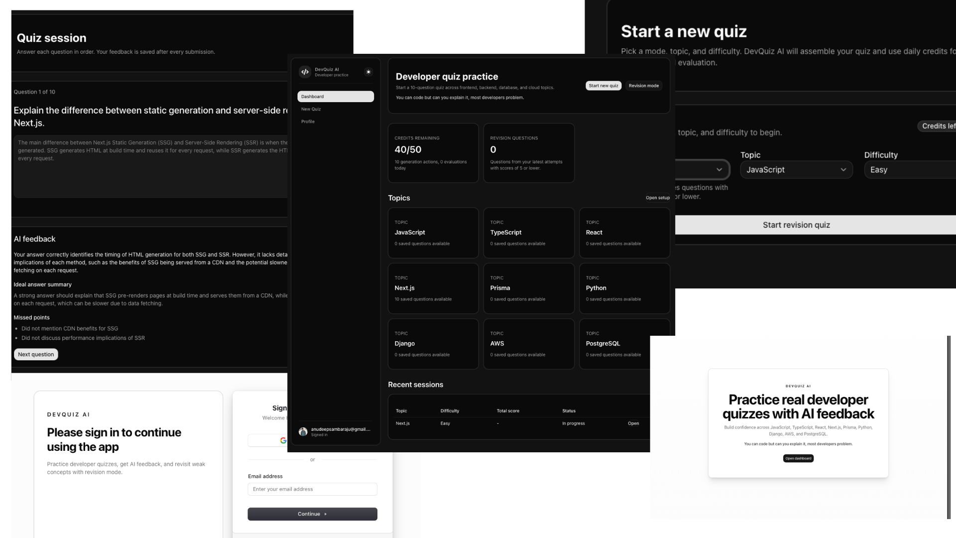Project: Building DevQuiz AI — An AI-Powered Platform for Learning How to Explain Code